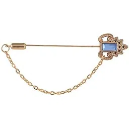 tripin Classic Shape Lapel PIN Brooch with Blue DIAMND Crystal for Men in A Gift Box TNSP1261-picture-12