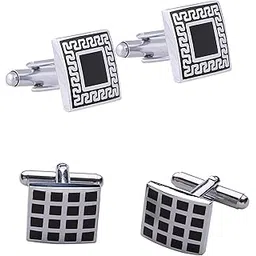 tripin Cufflinks For Men Brass Cufflinks Combo Set Of 2 83.84-picture-29