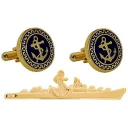 tripin Cufflinks For Men Ship And Anchor Shape Cufflinks And Tie Pin Set Branded Silver Colour For Office Corporate Wedding Party French Cuff Shirts Shirt Suit Blazer In A Gift Box 2218-picture-22