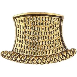 tripin Lapel Pin For Men Suit Golden Classic Hat Design Brooch For Men Women For Office Corporate Party French Cuff Shirts Shirt Suit Blazer In A Gift Box-picture-51
