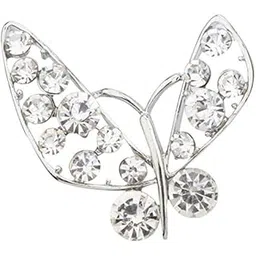 tripin Lapel Pin For Men Suit Silver Butterfly Design Brass Lapel Collar Pin Brooches With Diamond Crystal For Men Women Kids In A Box Tmnxcpsil1504-picture-42