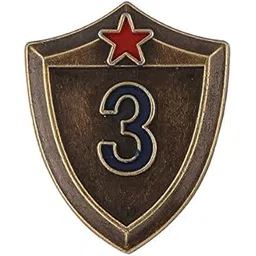 tripin Medal Shape with NO.3 Lapel PIN Brooch for Men in A Gift Box TNCP1221-picture-34