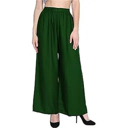 triplc MOOLYAVAAN Products Women's Latest Trendy Stylish And Fashionable designer Casual Rayon Palazzo for Women and Girls(Free Size)-picture-47