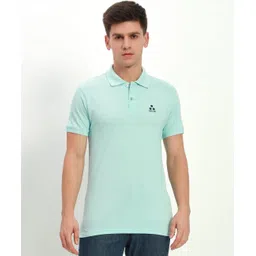 Triple Dot Men Bio Finish Solid Polo Collar Cotton T-shirt-picture-26