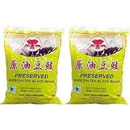 Triple Elephant Preserved Dried Salted Black Beans-500g | Pack of 2-picture-12