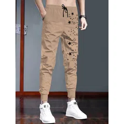 TRIPR Men Conversational Printed Mid-Rise Joggers-picture-17