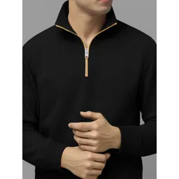 TRIPR Men High Neck Cotton Sweatshirt image 4