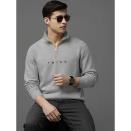 TRIPR Men High Neck Full Sleeve Pullover Sweatshirt-picture-41