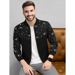 TRIPR Men Printed Mock Collar Sweaters-picture-11