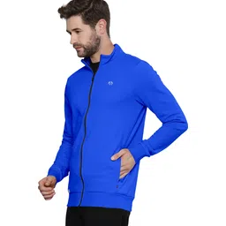 triptee Men Solid Sports Jacket image 3