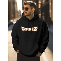 Triptee Men Dragon Ball Z Printed Hooded Sweatshirt-picture-33