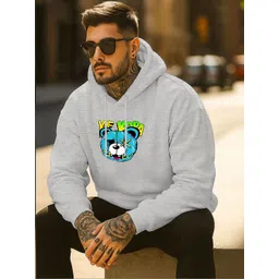 Triptee Men Printed Hooded Sweatshirt-picture-36