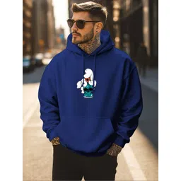 Triptee Men Printed Hooded Sweatshirt-picture-12