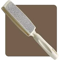 TRITON Professional Double Sided Round Handle Lazer Plate Foot Scraper,Filer for Hard n Dead Skin Callus Removal, Pedicure Foot Scrubber (white)-picture-32