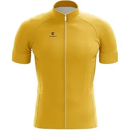 TRIUMPH Plain Solid Dyed Color Cycling Jersey for Men Half Sleeve Regular Fit Full Zipper Mountain Biking Bicycle Wear (Equipe Style - Relaxed Cut)-image-11