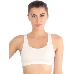 Triumph Beginner Bra 66 Crop Top Wireless Non Padded Full Coverage and Medium Support Cotton Bra-picture-35