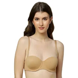 Triumph Beige Half Coverage T-Shirt Bra-picture-38