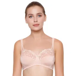 Triumph Beige Lace Non Padded Bra-picture-38