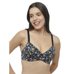 Triumph Black & White Printed T-Shirt Bra-picture-30