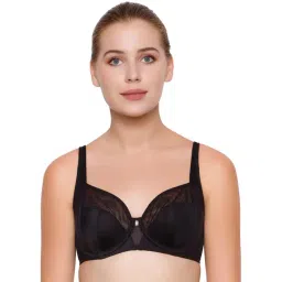 Triumph Black Full Coverage Minimizer Bra-picture-37