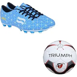 triumph Football Pu M-90 with Gowin Football Shoe Country Color Argentina Size-2-picture-55