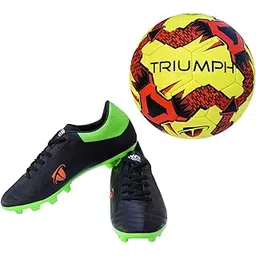triumph Football Pvc Boss Yellow With Gowin Football Shoe Ace Black Lime Size-10-picture-54