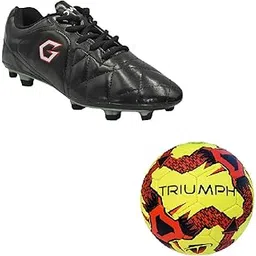triumph Football Pvc Boss Yellow With Gowin Football Shoe Mercury Black Size-2-picture-40