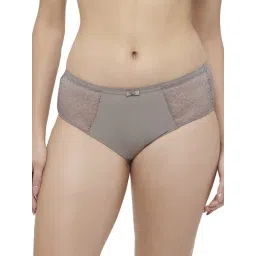 Triumph Fossil Grey Lace Work Panty-picture-18