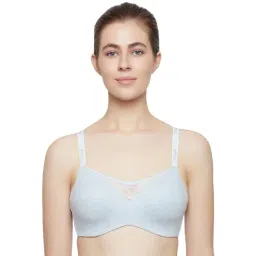 Triumph Glacier Grey Lace Work T-Shirt Bra-picture-12