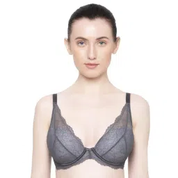 Triumph Grey Lace Padded Bra-picture-23