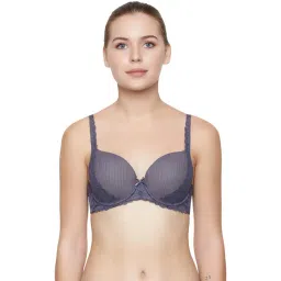 Triumph Grey Lace Work Everyday Bra-picture-13