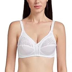 triumph International Women's Non Padded | Wireless | Claudette 38E White | Full-Coverage Bra | Pack of 1-picture-53