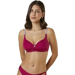 triumph International Women's Polyamide Wire Free Casual T-Shirt Bra-picture-16