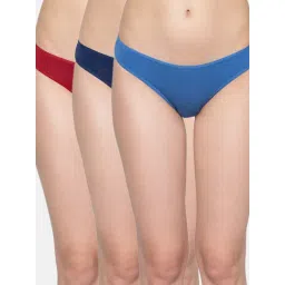 Triumph Multicolor Stretty Cotton Seamless Mini Brief - Pack Of 3-image-35