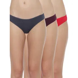 Triumph Multicolor Stretty Cotton Seamless Mini Brief - Pack Of 3-image-36