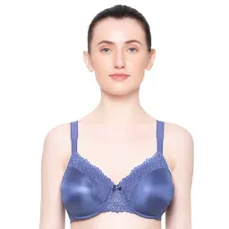 Triumph Navy Women Ladyform Soft Seamless Non Padded 3D Under Wired Minimizer Bra-picture-11