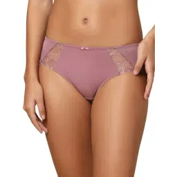 Triumph Onion Pink Embroidered Hipster Panty-picture-44