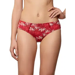 Triumph Red Floral Hipster Panty-picture-19