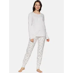 Triumph Women Mix & Match 100% Organic Cotton Long Sleeves Sustainable Lounge Top-picture-40