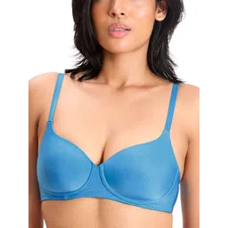 Triumph Women Solid Lightly Padded Medium Coverage Non-Wired Back Closure T-Shirt Bra-picture-25