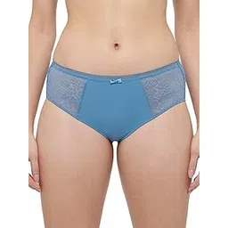 triumph Women's Polyamide Classic Solid Hipster Panties (Pack of 1) (756I292_Blue-picture-36
