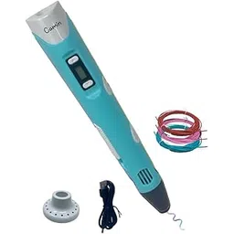 trocshop Trocshop3D Pen for Kids | 3D Pen with USB & 55 PLA 5 mtr (Blue)-picture-38