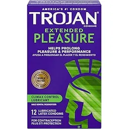Trojan Extended Climax Control Lubricated Condoms, 12 Count-picture-20