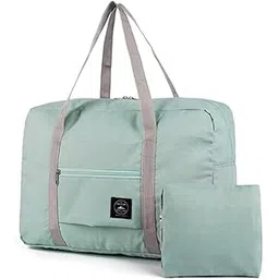 trolex Lightweight Foldable Travel Duffle Bag for Women – Water-Resistant Nylon Carry On Tote, Overnight Gym Weekender Bag – Mint Green-picture-14