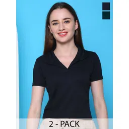 Tromko Pack Of 2 Ribbed Fitted Crop Top-picture-21
