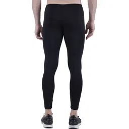 troopline Solid Men Black Tights image 2