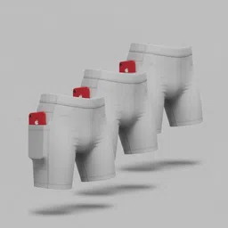 troopline Solid Men Grey, Grey, Grey Tights-picture-25