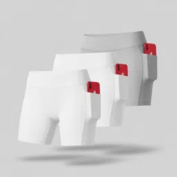 troopline Solid Men White, White, Grey Tights-picture-38