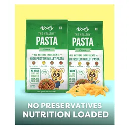 Troovy High Protein Millet Penne Pasta| Protein & Iron rich | No Maida | All natural ingredients | Slow dried | High Fiber | No Preservatives | No Junk  (Pack of 2)-picture-13
