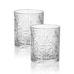 Troveas Transparent Premium Italian Crystal Whiskey Glasses - Set of 2 (337 ml)-picture-26